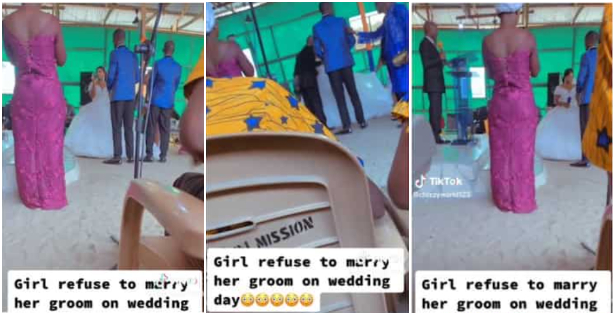 Bride refuses to marry husband on wedding day
