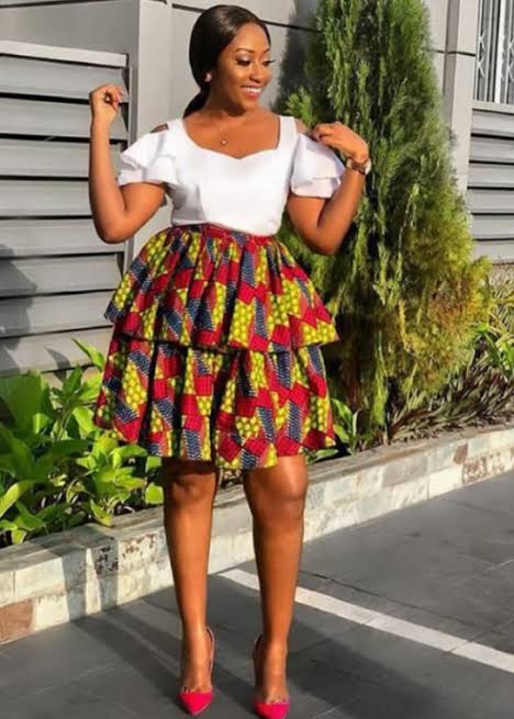 Ankara skirt styles for kids and teenagers picture six
