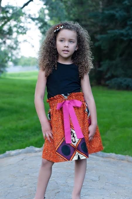 Ankara skirt styles for kids picture eight 