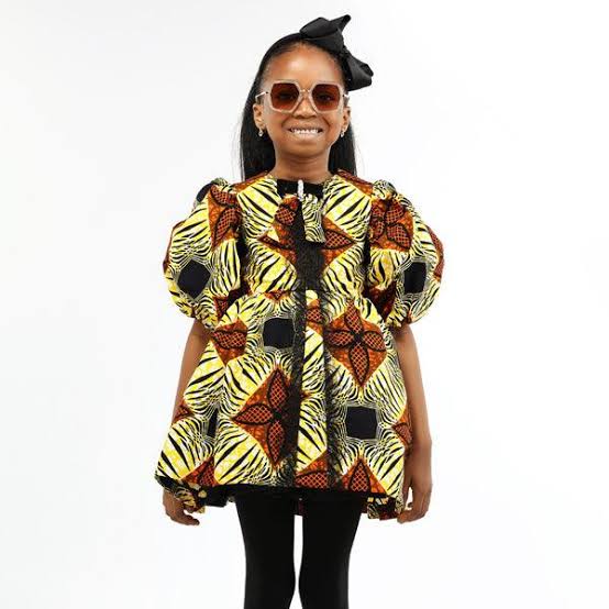 Ankara blouse styles for kids 