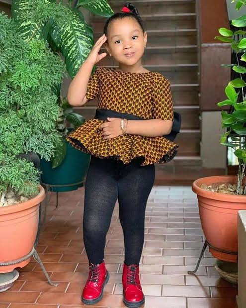 Ankara blouse styles for kids and teenagers