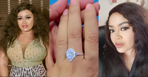 Latest celebrity bride to be: Nkiru Sylvanus flaunts engagement ring | Battabox.com