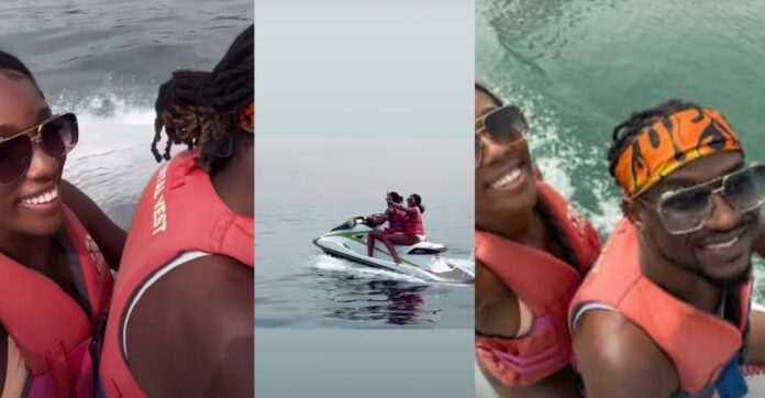 E pain dem: Fans react to video of Paul and Ifeoma jet skiing | Battabox.com
