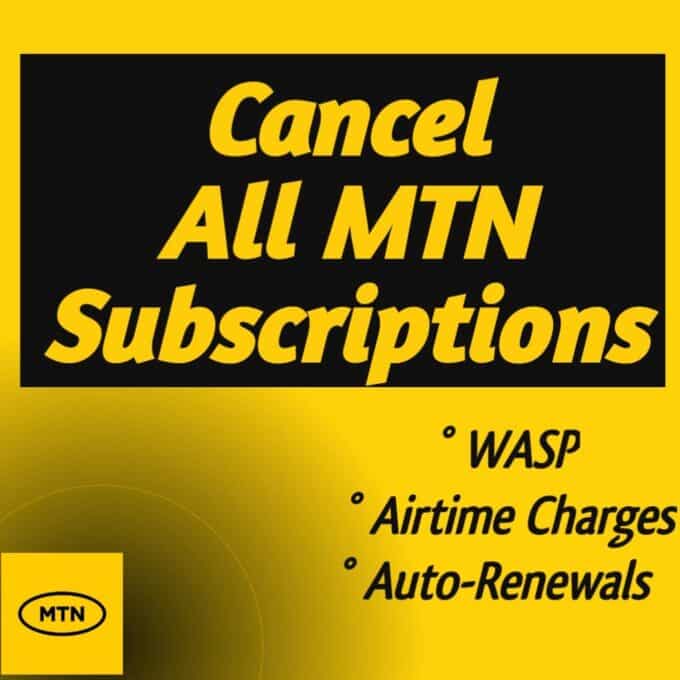 How to cancel auto-renewal on MTN