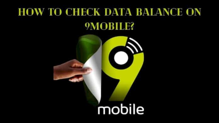 How to check 9Mobile Data Balance