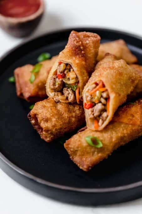 Egg roll with chicken 