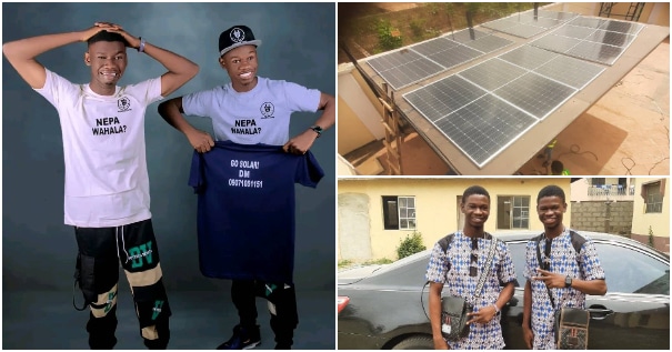 Go solar: How Nigerian twins are helping citizens enjoy 24hrs electricity |Battabox.com