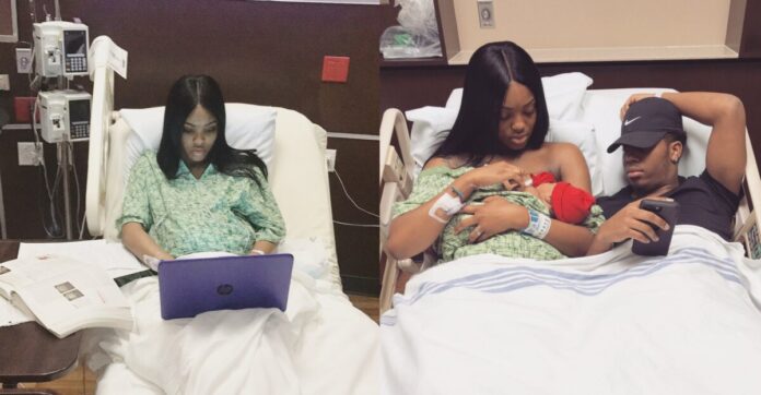 Pregnancy is not a limitation: 19-year-old lady graduates with first class after writing final exam in labour room | Battabox.com