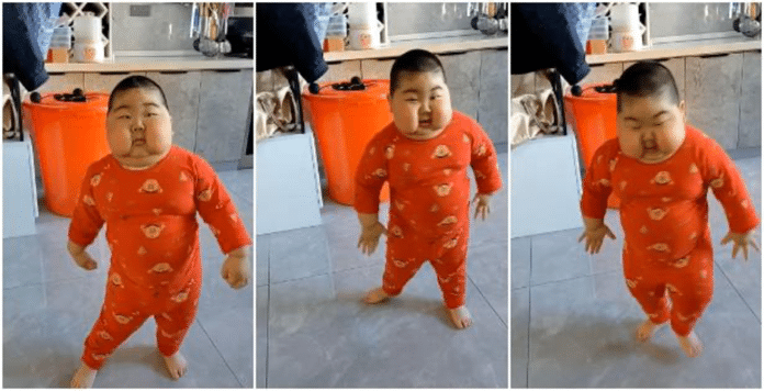 Dancing chubby baby causes a stir online | battabox.com