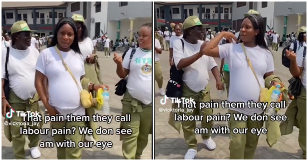 Pregnant Corps members flaunt video of them in NYSC khaki |Battabox.com