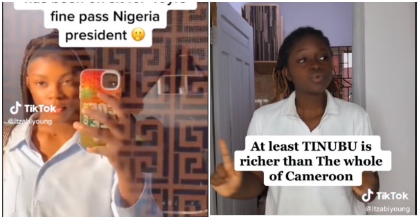 Nigeria Lady slams Cameroonian who attempts to drag Nigerian's President-elect |Battabox.com
