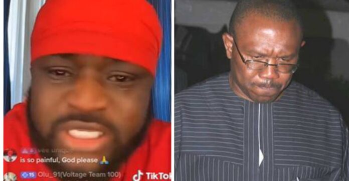 Election tears: Nigerian man breaks down in tears following Tinubu’s announcement as president-elect | Battabox.com