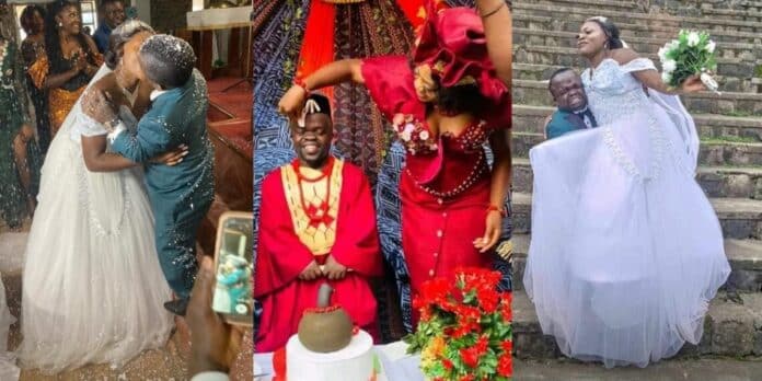 Cameroonian teacher marries heartthrob after years of being rejected by women due to his height |Battabox.com