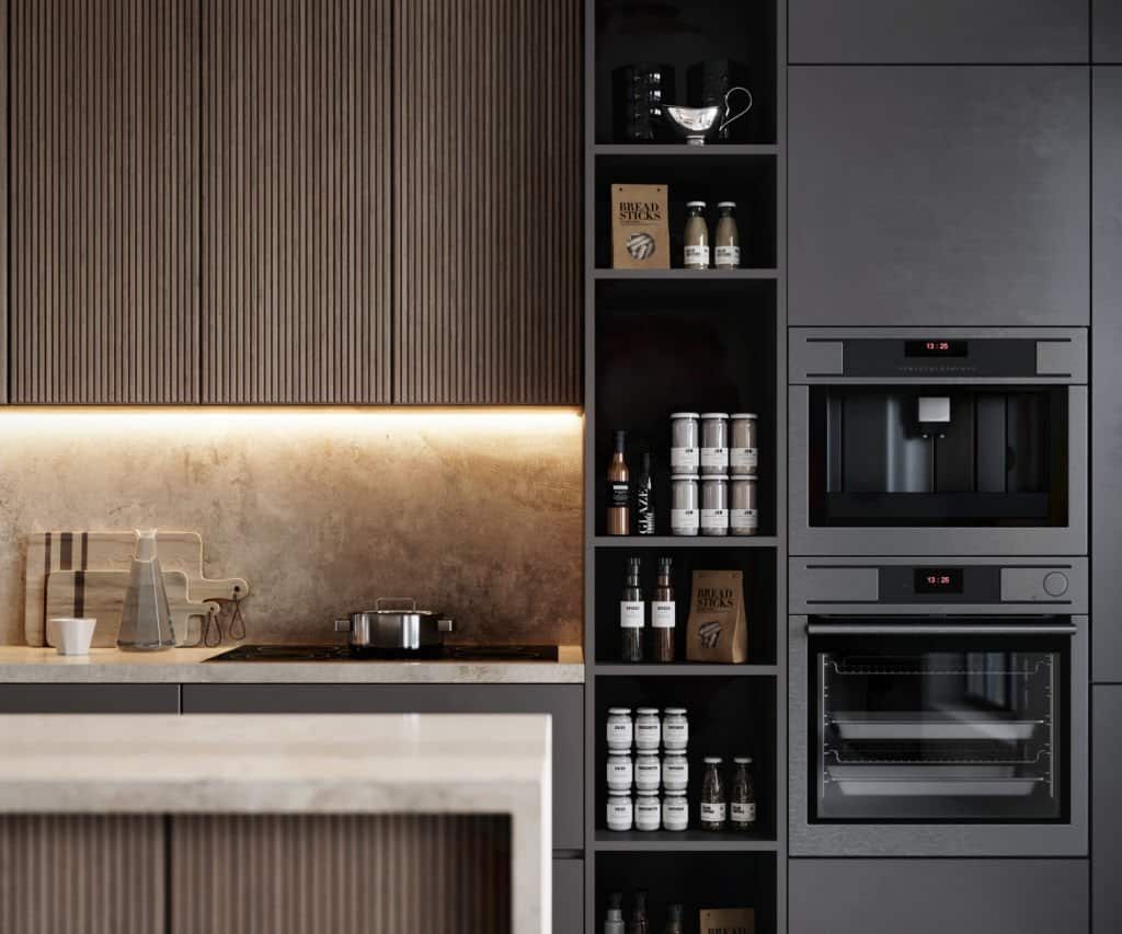Majestic Dark Kitchen Cabinets