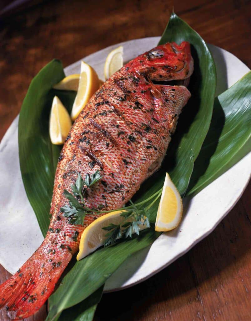 How to eat grilled fish