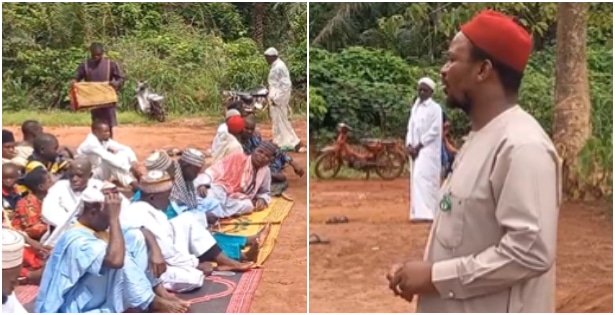 Igbo Muslims in Enugu observing Eid || battabox.com