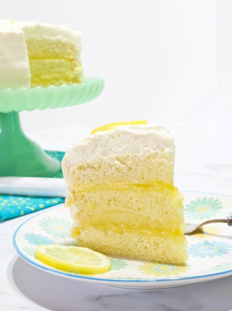 Lemon chiffon cake