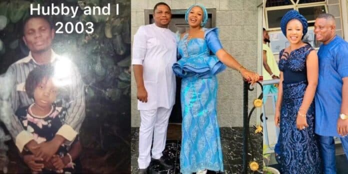 Lady advises as she shares transformation photos of herself and her husband |Battabox.com