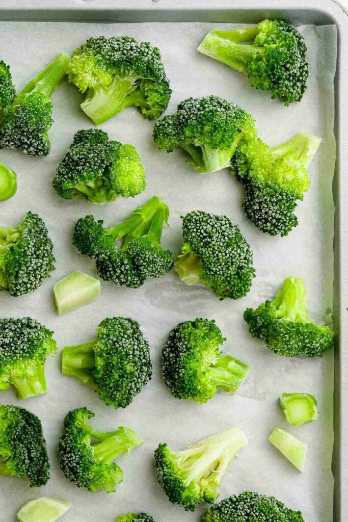 Broccoli blanching