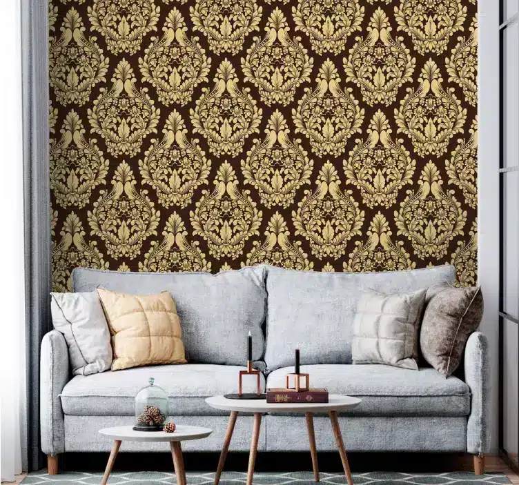 Classic floral wall paper Design