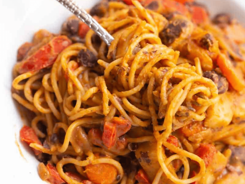 Spagewa: Spaghetti and beans