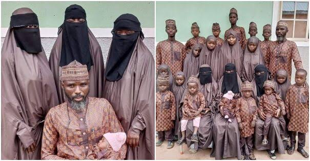Nigerian lecturer with 18 children marries 4th wife, celebrates Eid in grand style | Battabox.com