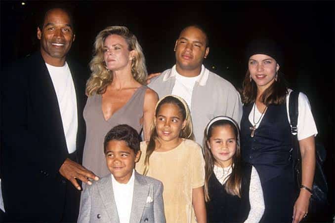 O.J Simpson, Nicole Brown and his children