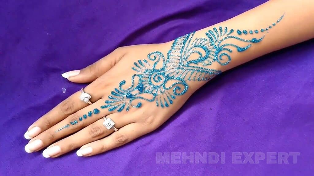 Blue henna