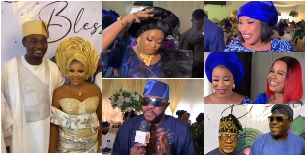 Nollywood stars turn up as Adeniyi Johnson throws lavish party to welcome twins | battabox.com
