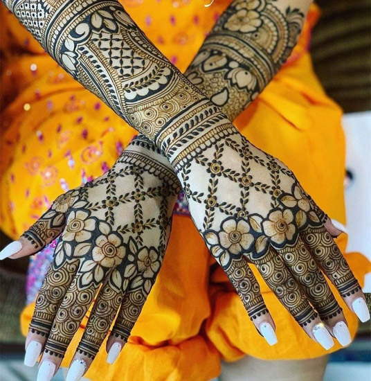 Latest Bridal Mehndi Design