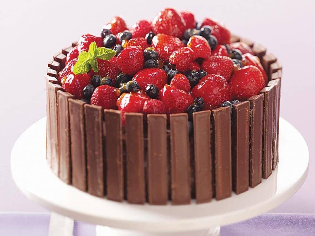 fruit Basket Modern Chocolate Cake Designs