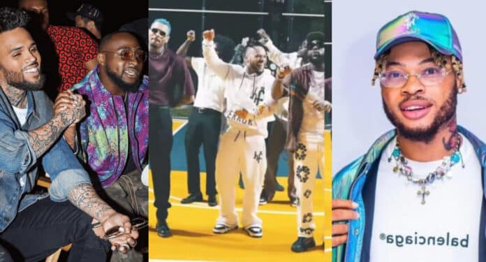 Chris Brown Joins Davido and Poco Lee in 'Unavailable' Dance Challenge| Battabox.com