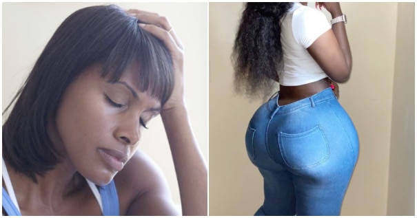 Nigerian woman cries out that her backside is not real |Battabox.com