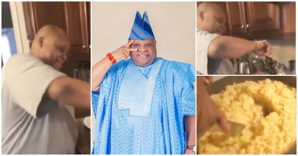Governor Ademola Adeleke shows off culinary skills |Battabox.com