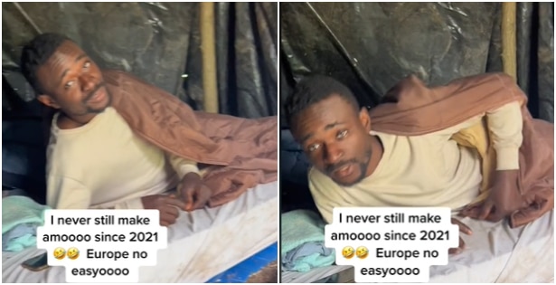 Nigerian man expresses frustration in Europe / battabox.com