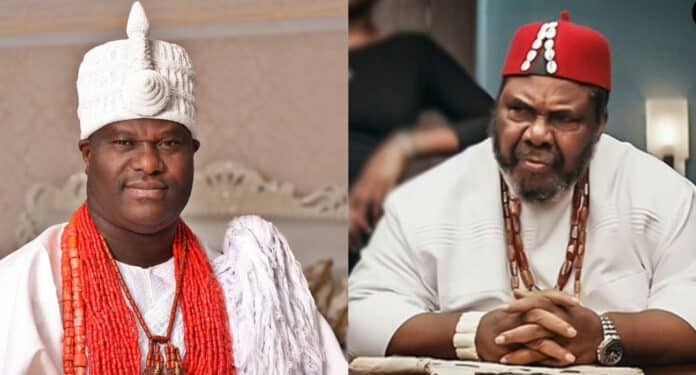 Pete Edochie Responds to Handshake Controversy with Ooni of Ife| Battabox.com
