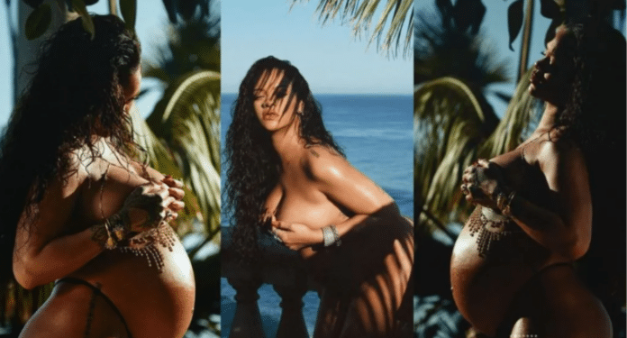 Rihanna releases stunning, nude maternity shoot (Photos) | Battabox.com