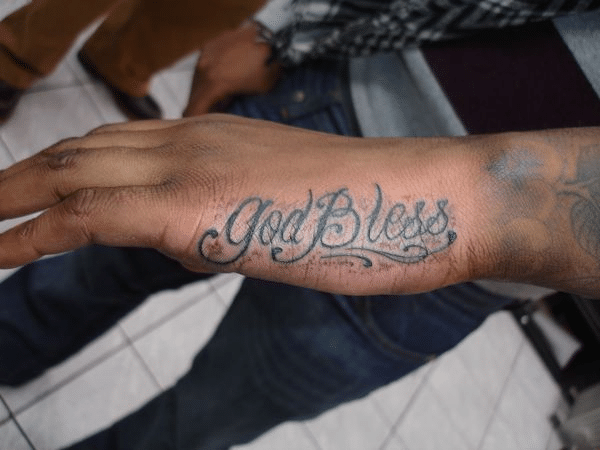 side hand tattoo for men