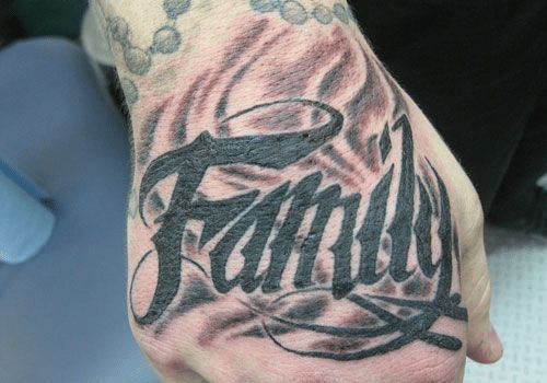 family tattoo design for men