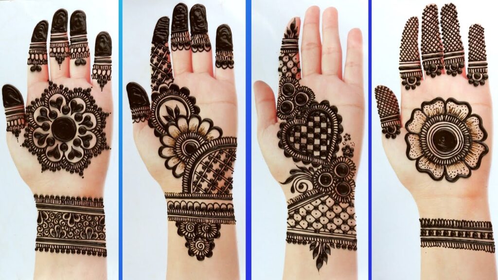 Samples of Fronthand mehndi designs