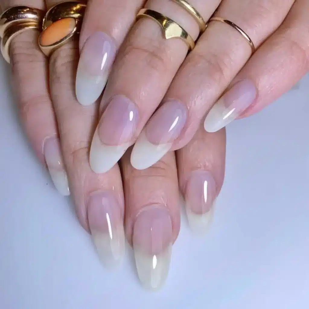 white long nails