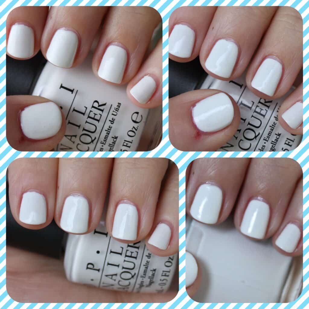 Short White Polish design