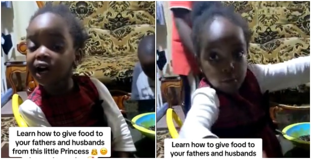 Viral sibling duo: Daughter teaches brother to serve father respectfully / battabox.com