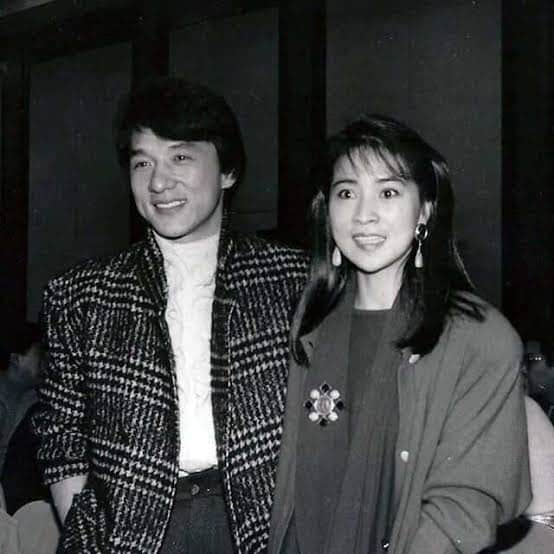 Joan Lin and Jackie Chan