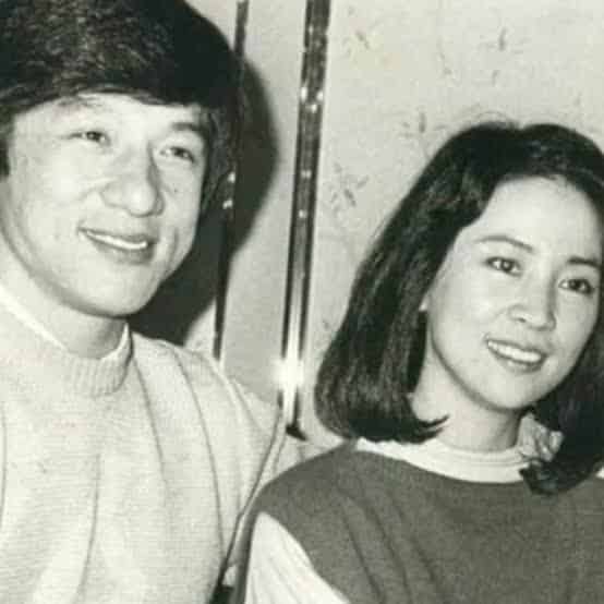 Joan Lin and her husband, Jackie Chan