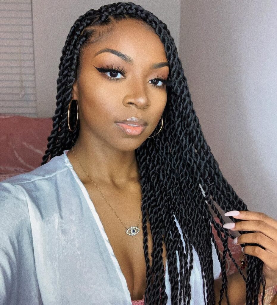 23 Amazing African Senegalese Twist Braids 2023 To Try Now