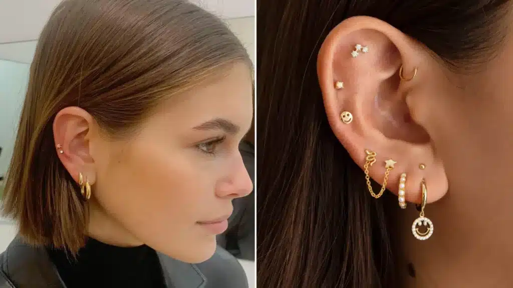 Top 30 Stylish Ear Piercing Styles