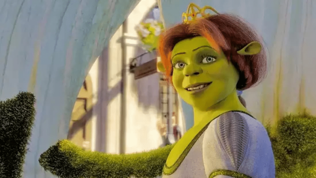 Female cartoon characters: Princess Fiona