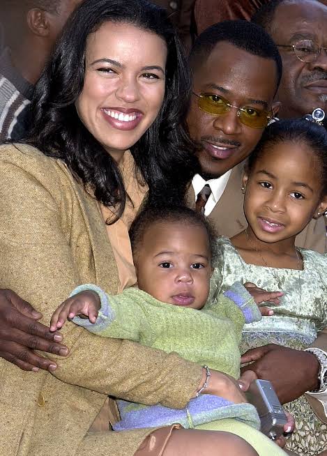 Shamicka Gibbs, Martin Lawrence and their daughters
