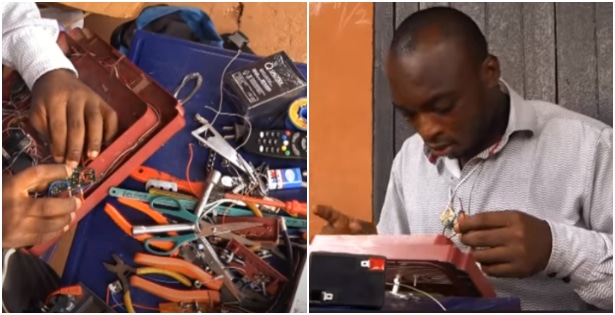 Brilliant Nigerian invents solar wall clock with illumination / battabox.com
